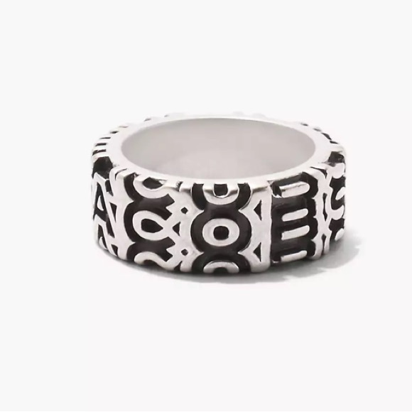 Marc Jacobs the monogram engraved ring size 7 - Picture 2 of 10